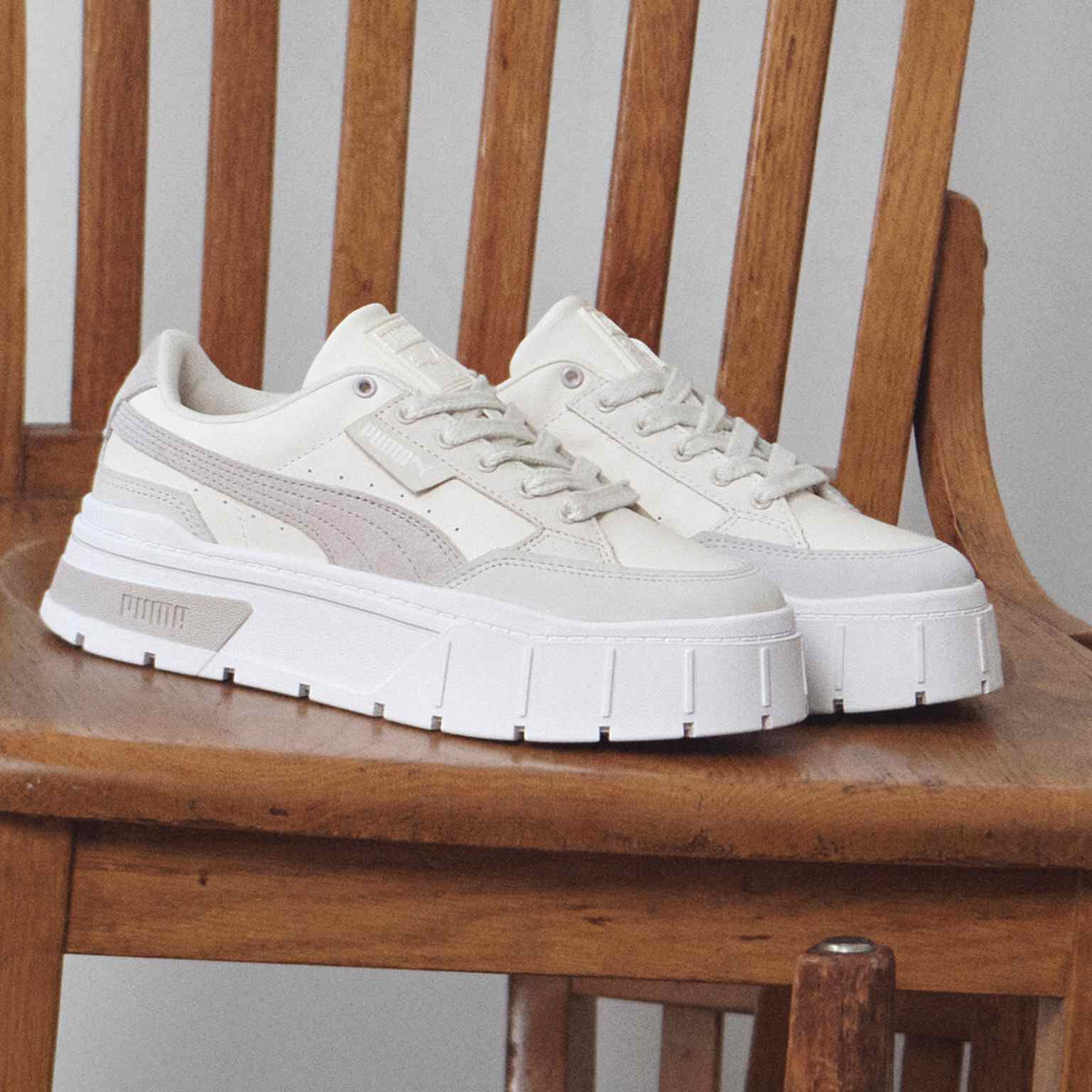 ★PUMA★ Maze Stack Soft Winter Women's White Puma Mayze Stack X-mas WMNS White - May 2023 - 38856402